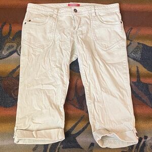 Y2K Union Bay Cream Cropped Pants